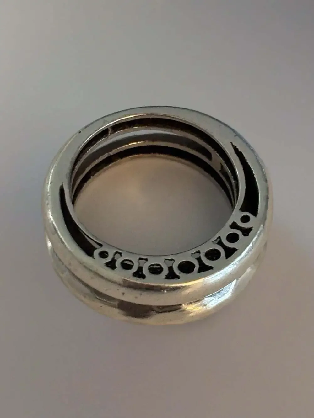 Brighton Inner Circle Double Ring Size 9 Excellent Condition.